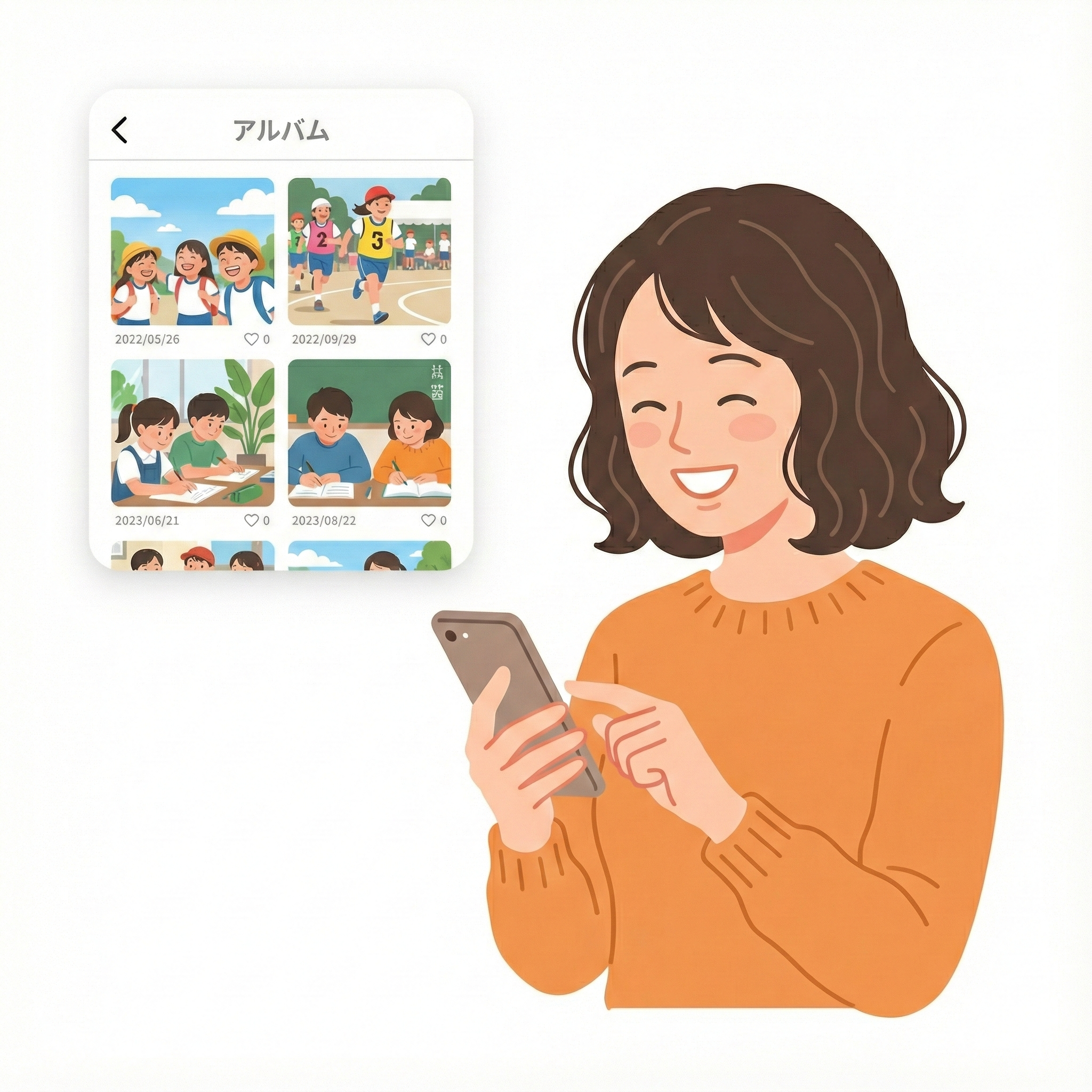 写真購入の画面